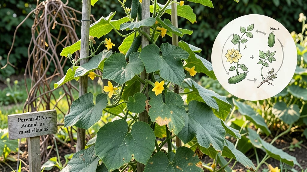 Are Cucumbers Perennial: How Their Growth Habit Defies Common Beliefs