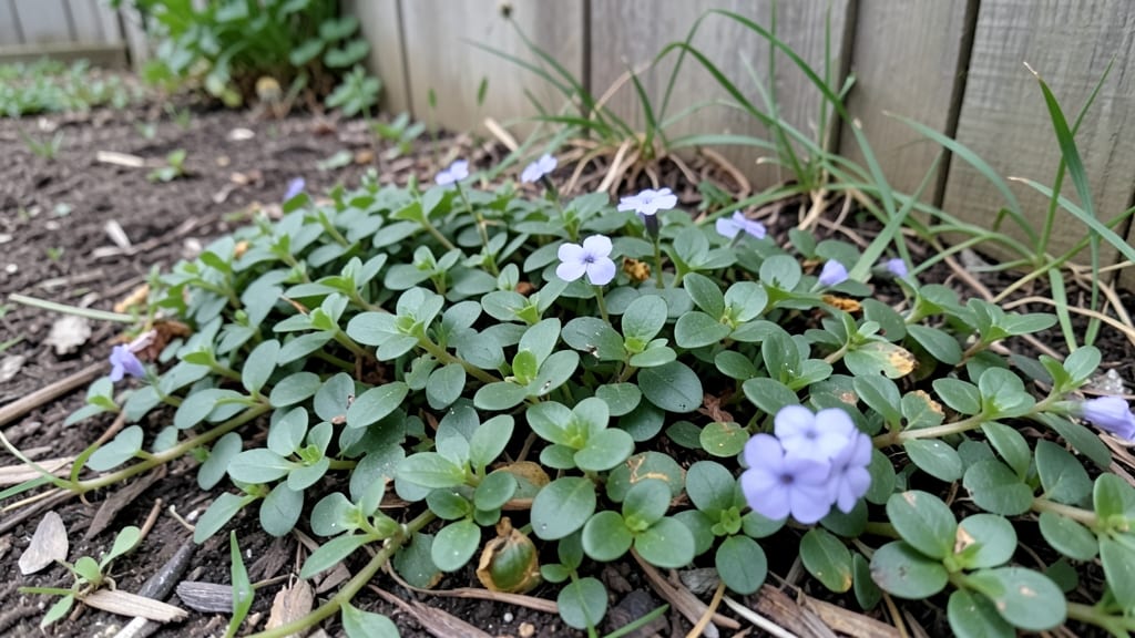 Perennial Vinca Minor Groundcover: Year-Round Spread With Zero Maintenance Needed